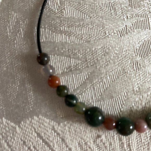 Jasper beaded bracelet - Picture 3 of 3